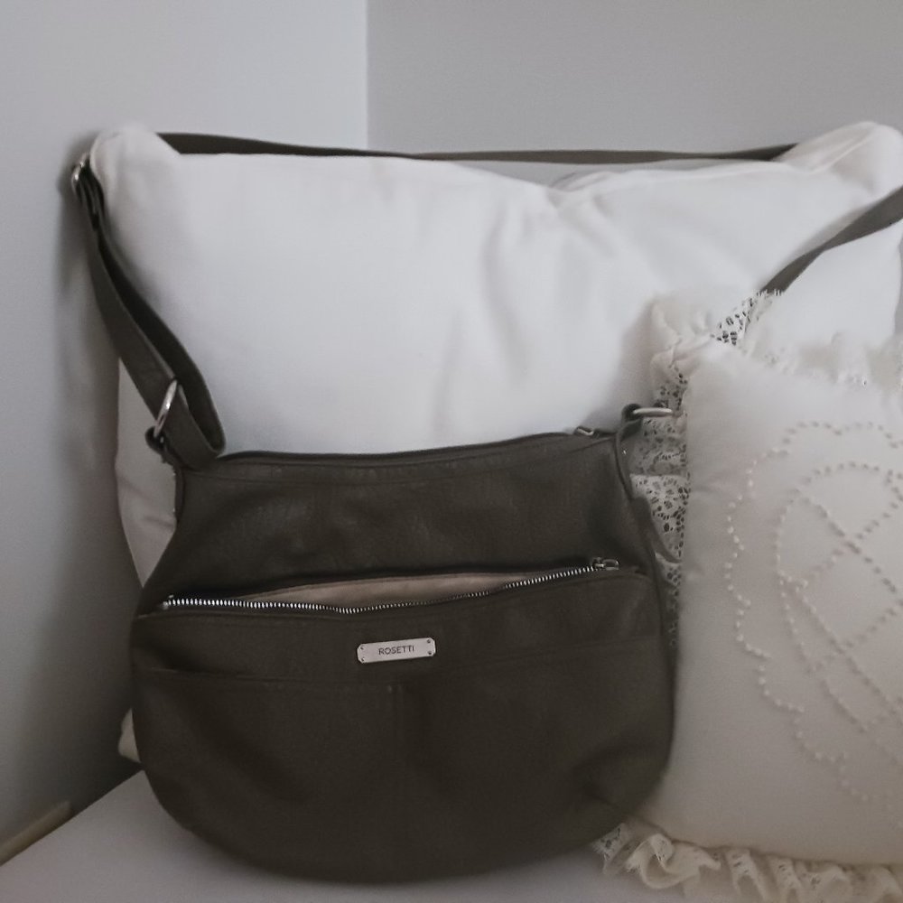 Rosetti Muted Brown Crossbody Bag